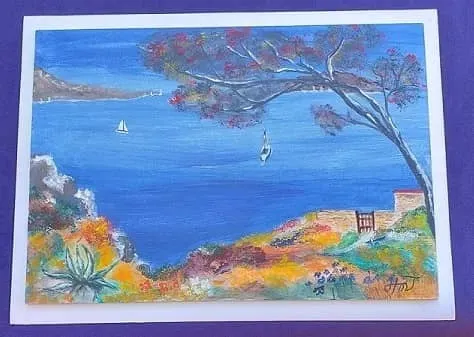 Photo peinture sur bois