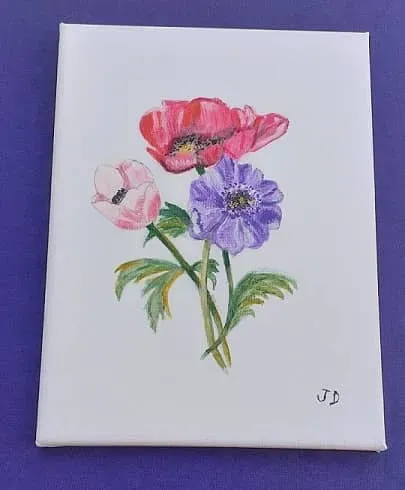 Photo peinture sur bois